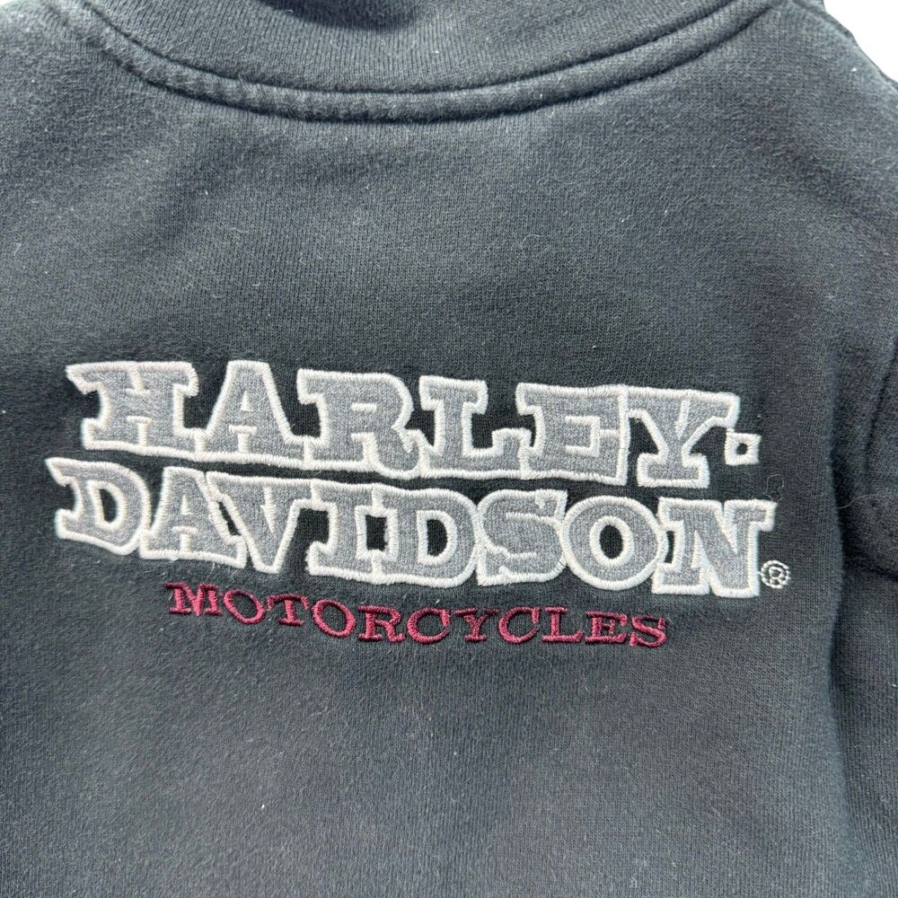 Harley Davidson Jacket Kids 24M Black Motorcycle Little Rebel Club Moto Biker - Picture 9 of 9